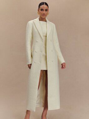 Carver Boucle Coat from Meshki - NWT